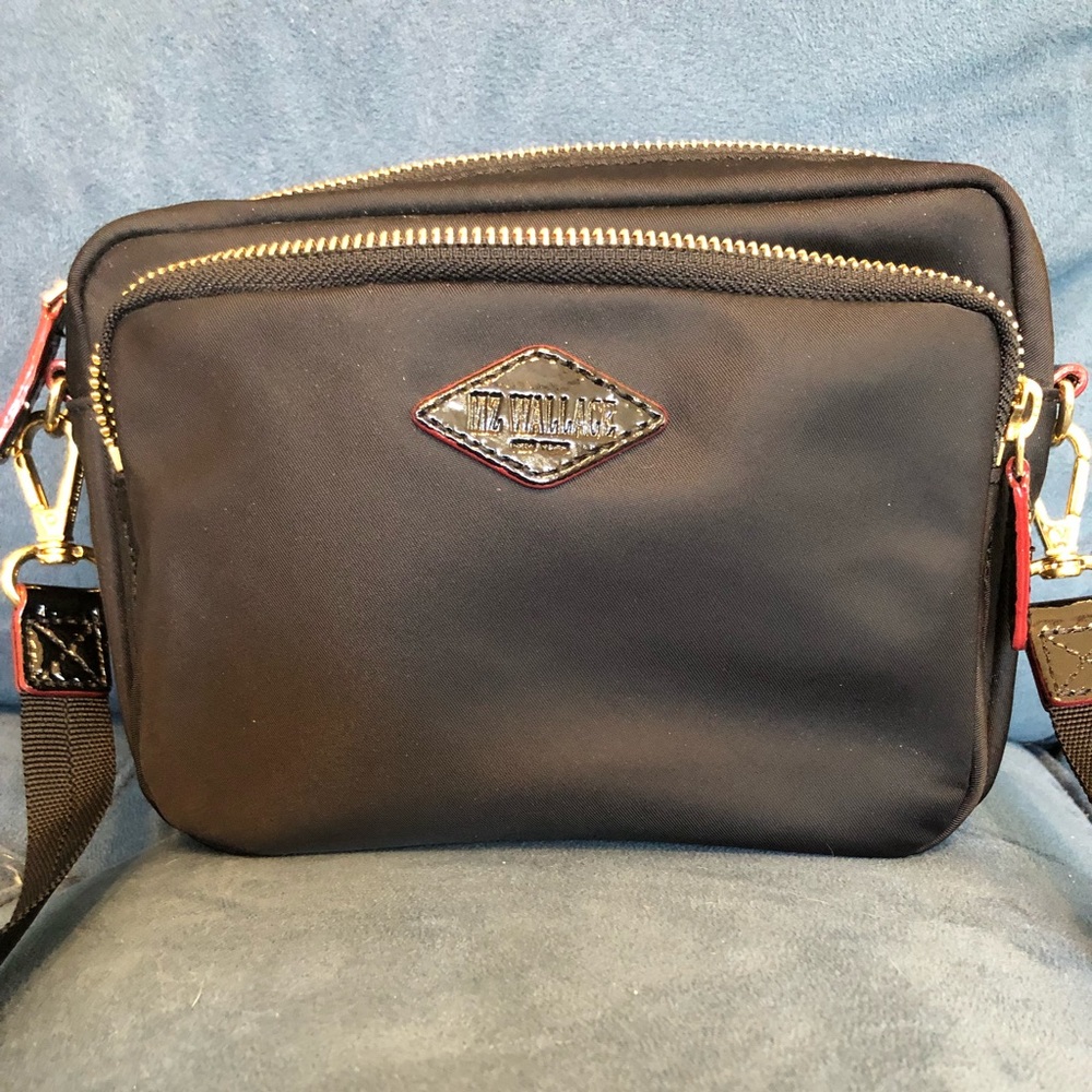 MZW Small Gramercy CB Bag in Black w Gold Hardware